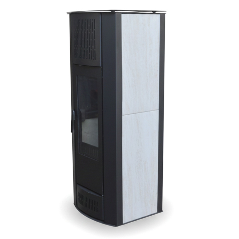 Soba moderna pe lemne Termax Belissima antracit 9,47 kW cos 150 mm [4]