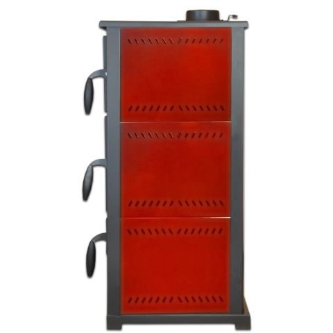 Soba pe lemn Termax Bucovina rosie cu cuptor incorporat 12,2 kW [2]