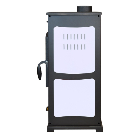 Soba lemne fonta Termax Bunica cu panouri albe 8,45 kW [4]