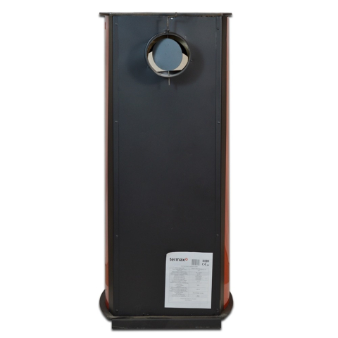 Soba pe lemne Termax Corex maro 6,11 kW cu geam si spatiu pentru lemne [8]