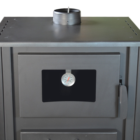 Soba lemne cu cuptor de gatit Termax Doina maro 12,2 kW [5]