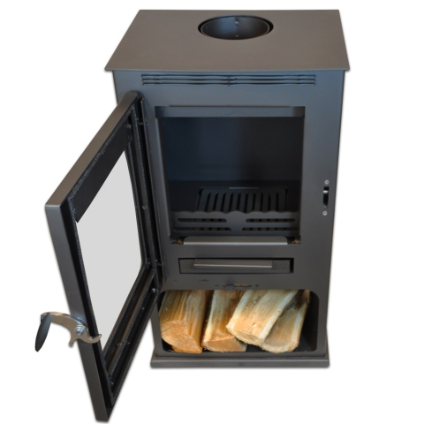 Soba lemne Termax Elan neagra cu compartiment lemne 9,47 kW [2]