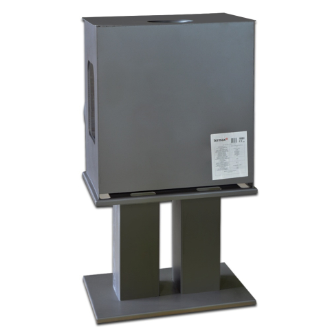 Soba pe lemn cu picior Termax Luxora neagra 12,2 kW [4]