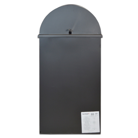 Soba pe lemn cu forma rotunjita Termax Toader antracit 7,02 kW [5]