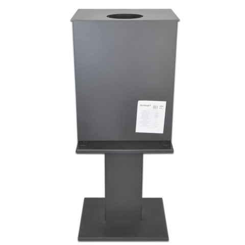 Soba lemne pe picior metalic Termax Vesta antracit 9,47 kW [3]