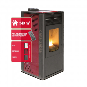 Seminee pe peleti/lemn - Soba pe peleti canalizabila, 15.1 kW, TermoLife Lisabona 16