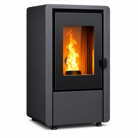 Termoseminee si sobe pe peleti - Soba pe peleti TermoLife model Smart K 6 kW