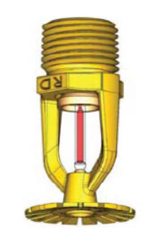 Sprinklere - Sprinkler PENDENT, cromat, 68°C, K=80, raspuns rapid, rosu, Rapidrop