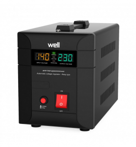 STABILIZATOARE DE TENSIUNE - Stabilizator automat de tensiune Well Agile 1000VA 