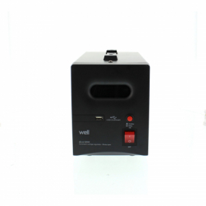 STABILIZATOARE DE TENSIUNE - Stabilizator automat de tensiune cu releu Well negru 1000VA