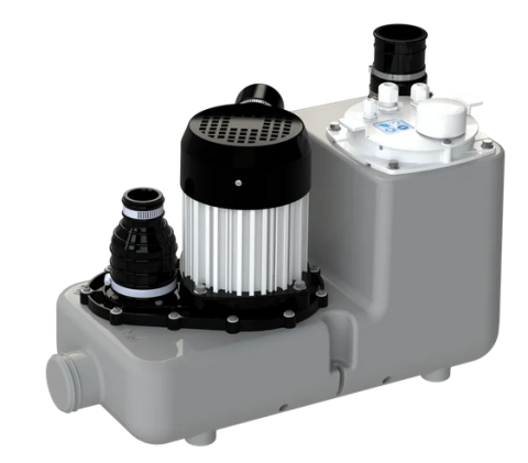 Pompe evacuare ape reziduale - Statie de pompare complet automatizata, de pardoseala, SFA model SANICOM 1, 750W, 14 litri, H max. pompare 11mCA