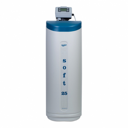 Statii dedurizare - STATIE DEDURIZARE SOFT 25 CAB Q=2,0mc/h SARE 62KG CU BY-PASS - VALROM GAMA aquaPUR