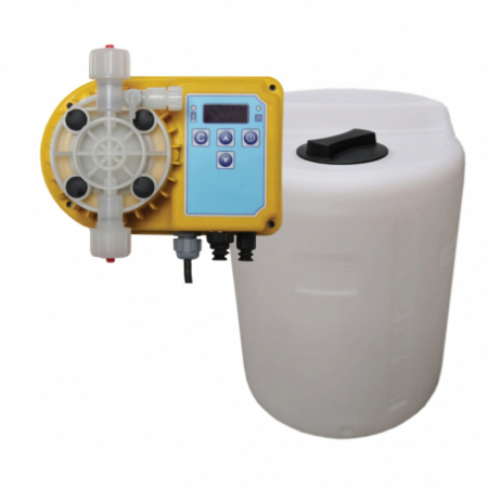 Echipamente pentru tratarea si pomparea apei - KIT CLORINARE CLOR LICHID DOSA 200-60 - VALROM GAMA aquaPUR