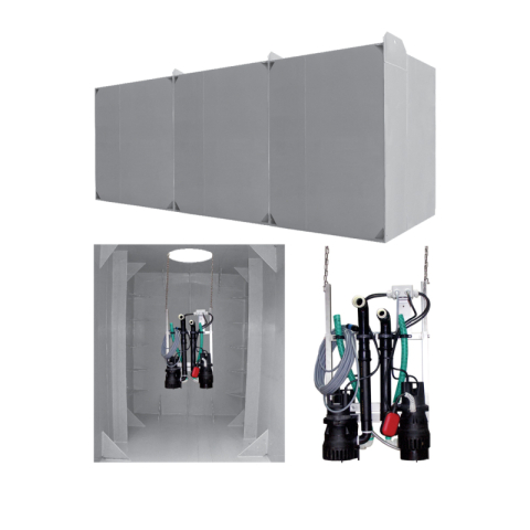 Instalatii de apa si canalizare - Statie epurare Valrom VALCleanio SBR 21/28 CU 3 bazine PP