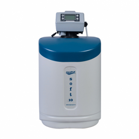 Statii dedurizare - STATIE DEDURIZARE SOFT 10 CAB Q=0,8mc/h SARE 23KG CU BY-PASS - VALROM GAMA aquaPUR