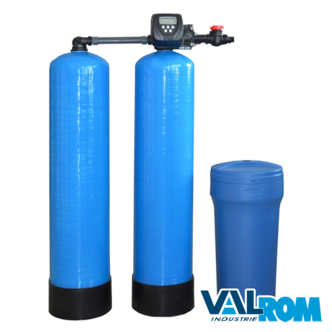 Echipamente pentru tratarea si pomparea apei - Statie tratare Valrom VALHOH MIX 150 Twin vana clack Q=5,6mc/h cu by-pass