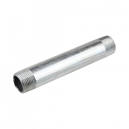Fitinguri filetate alama - Stut zincat 1 tol x 200 mm cu doua filete, Everpro