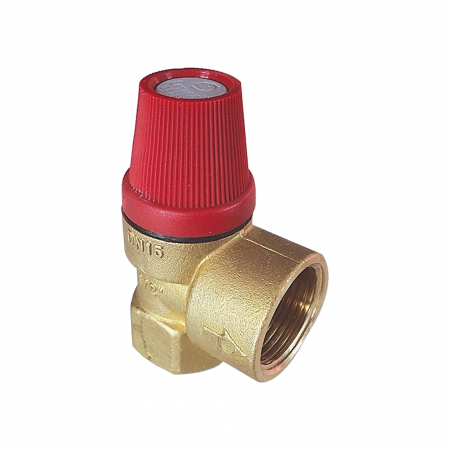 Tevi, fitinguri, robineti si accesorii - Supapa de siguranta, 2.5 BAR, 3/4", Herz