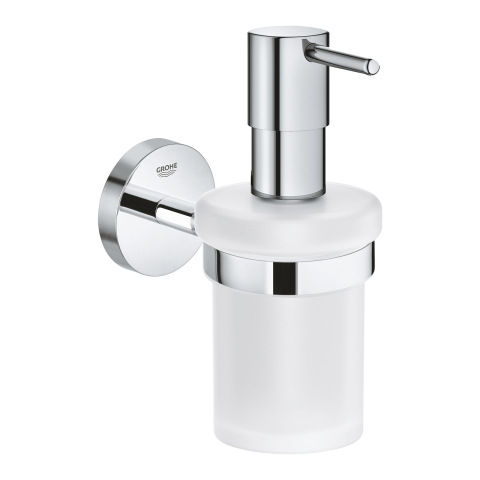 Suport Grohe BauCosmopolitan pentru pahar sau dozator, fixare ascunsa, crom [3]