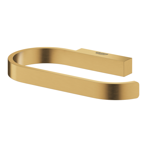 Suport hartie igienica Grohe Selection fara capac, 1 rola, montare pe perete, fixare ascunsa, auriu mat [1]