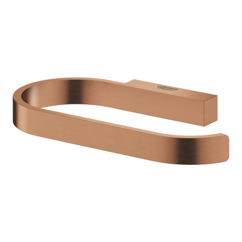 Suport hartie igienica Grohe Selection fara capac, 1 rola, montare pe perete, fixare ascunsa, cupru mat [1]