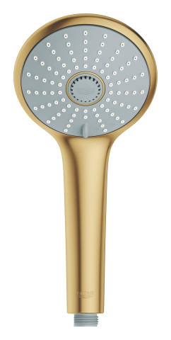 Suport para dus Grohe Rainshower, montare pe perete, universal, auriu mat [5]