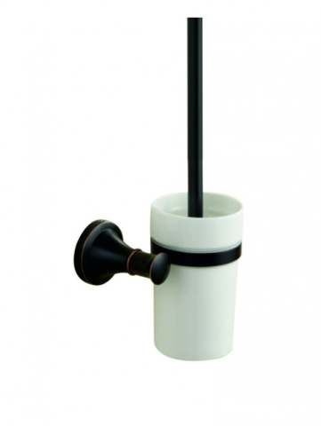 Accesorii de baie - Suport perie WC ceramica fixare perete Luxury Ermetiq