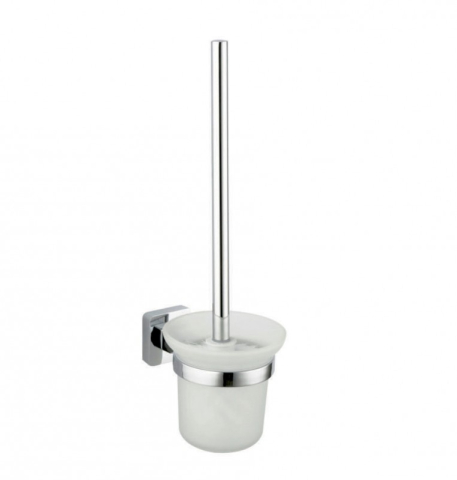 Accesorii de baie - Suport perie WC sticla fixare perete Modern Ermetiq
