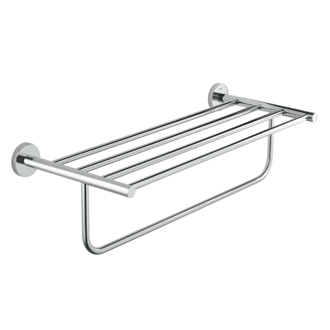 Obiecte sanitare - Suport prosop Grohe BauCosmopolitan multi-towel rack 510 mm, fixare ascunsa, crom