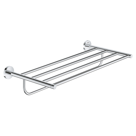 Obiecte sanitare - Suport prosop Grohe Essentials multi-towel rack 600 mm, 5 suporti, montare pe perete, elemente fixare ascunse, crom