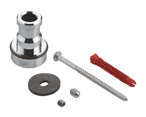 Sisteme de dus - Suport Grohe sistem de dus cu termostat, bara de dus, pentru sisteme de dus cu termostat cu montaj pe perete, include set fixare, crom