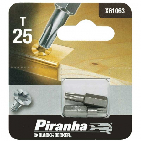 Unelte si scule de mana - Set 2 buc T25 Black+Decker X61063 TORX
