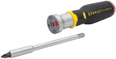 Scule si dispozitive de lucru - Surubelnita Stanley cu clichet cu led si 12 biti - FMHT0-62689