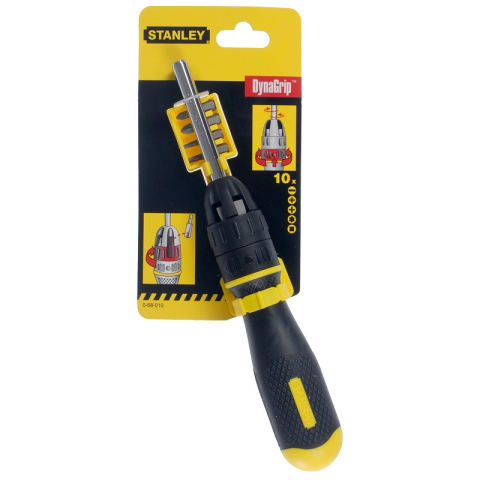 Scule si dispozitive de lucru - Surubelnita tubulara multibit cu 10 varfuri Stanley - 0-68-010