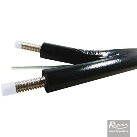 Accesorii panouri solare - Teava flexibila preizolata din inox, DN 20x13, include 4 adaptori si niple, colac 15 M, Regulus Twin