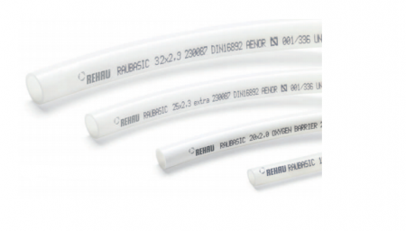 Echipamente de incalzire si producere ACM - Teava incalzire in pardoseala, 16x2, colac 100 ml, Rehau RAUBASIC EVAL PE-Xa