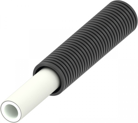 Tevi - Teava TECEflex multistrat PE-Xc/Al/PE-RT in copex negru, dimensiune teava 25, Ø26 x 4,0 mm, colac 25ml