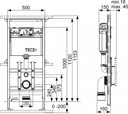 Modul TECElux 100, H.1120 mm [1]