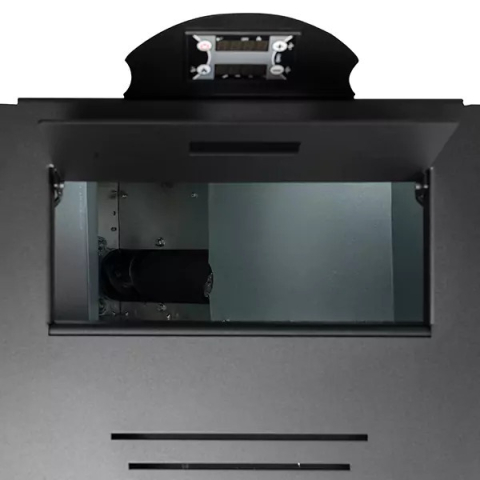 Termosemineu cu peleti KOPH PM 18 kW, 120 mp, buncar 15 kg, diametru cos fum ⌀80 mm, pompa recirculare si vas expansiune incorporate, Crem [1]