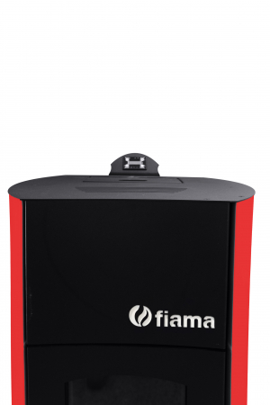 Termosemineu pe peleti Fiama Red 25 kw, complet echipat pentru incalzire, automatizare, telecomanda, buncar peleti 30 kg, tiraj fortat [3]
