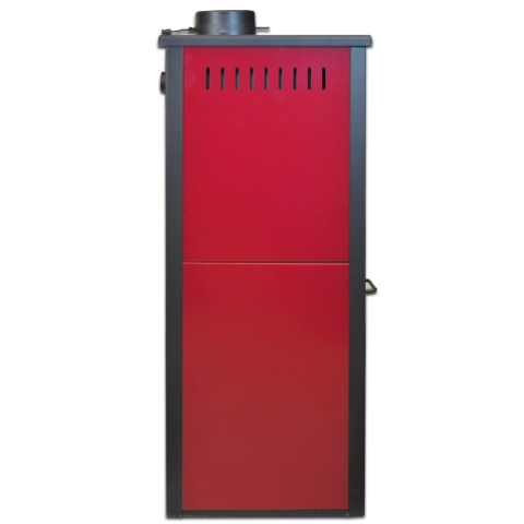 Termosemineu pe lemne Termax Alma rosu 11,52 kW cu manta de apa 11 l [2]