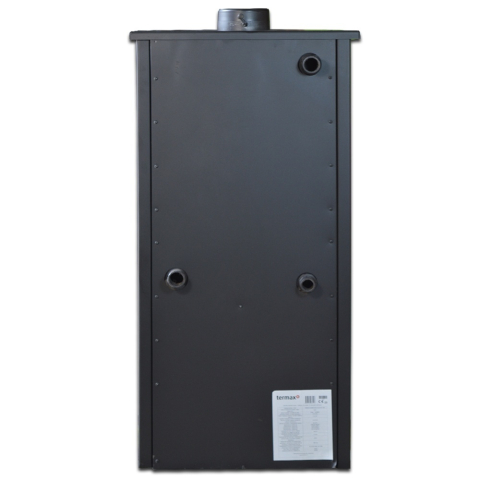 Termosemineu cu panouri ceramice Termax Hydra rosu 6,5 kW cu loc pentru lemne [5]