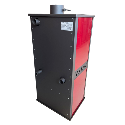 Termosemineu pe lemne Termax Kamin 21 kW bordo cu manta de apa 22 l [3]