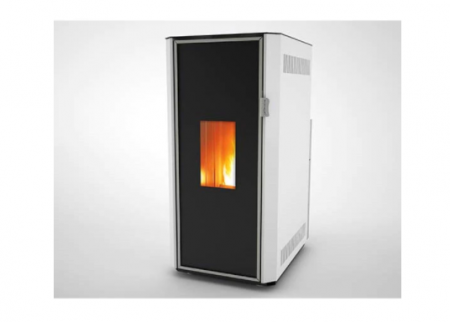 Termosemineu pe peleti Fornello, model Lidya 25 kW, pompa Grundfos, vas expansiune, telecomanda, arzator inox [5]