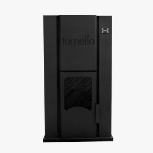 Termosemineu pe peleti Fornello model Pellet King 35 kw, tiraj fortat, complet echipat, automatizare, buncar 80 kg [1]