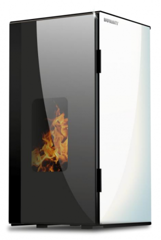Termoseminee pe peleti/lemn - Termosemineu pe peleti Burnit Vision Novation 25 kw complet echipat WiFi incorporat