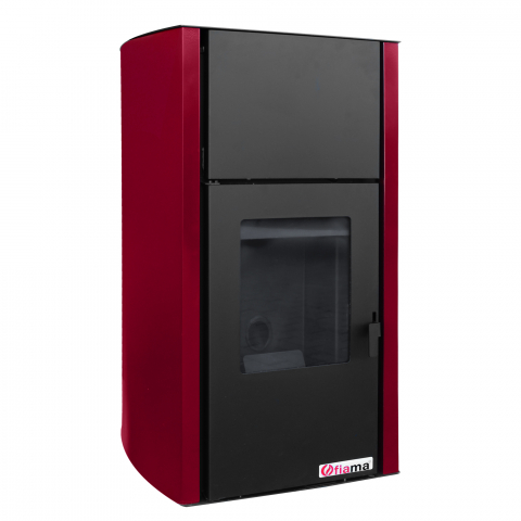 Termosemineu pe peleti Fiama Confort 25 kW, cu pompa, vas expansiune, automatizare, buncar 25 kg [1]