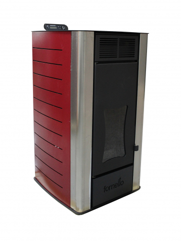 Termoseminee pe peleti/lemn - Termosemineu pe peleti Fornello Premium W 25 kw complet echipat cu pompa, vas de expansiune, arzator peleti din fonta