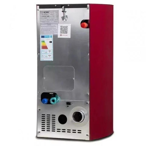 Termosemineu pe peleti KOPH PM 12 kW, 80 mp, buncar peleti 12 kg, diametru cos fum ⌀80 mm, pompa recirculare si vas expansiune incorporate, Bordo [4]