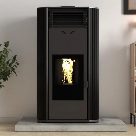 Termoseminee pe peleti/lemn - Termosemineu pe peleti Sontec gama Elegant 24 kw complet echipat